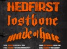 METALOWA TRASA ROKU 2012: HEDFIRST - LOSTBONE - MADE OF HATE