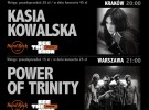 Granie Na Żywo - Kasia Kowalska w Krakowie i Power Of Trinity w Warszawie